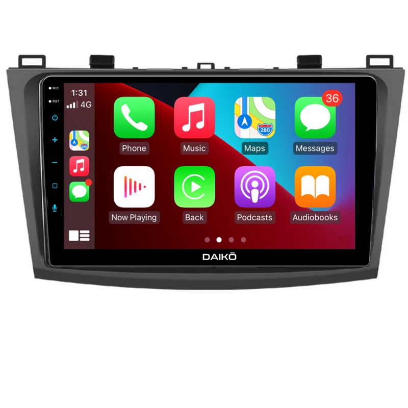 Daiko Multimedia Unit Wireless Carplay Android Auto For Mazda 3 Axela 2010-2013