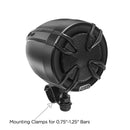 Recoil R3-Q Complete Quad Waterproof Bluetooth Speakers System 3inch� Speakers 360 Watts Class-D Amplifier with Built-in Bluetooth Waterproof Wireless Remote