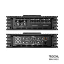 Recoil SPL4200.4 4200 WATTS CLASS-D 4-CHANNEL AMPLIFIER
Power @1Ohm (14.4V) 1050W x 4
P