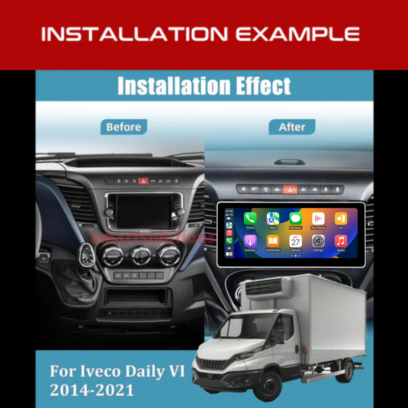 Daiko Hiro Car Stereo Wireless Carplay Android  Auto For Iveco Daily 2014+