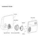 Recoil SPB69 6X9inch� Car Speaker Baffle Kits Foldable Silicone with Egg Crate Foam 2pcs