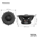 Recoil RX65 Echo Pro 6.5" Coaxial Speakers 140W Max
