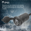 Recoil CUSB Super Mini Single USB Charger Outlet 5VDC 2.1A with Panel Flush and Surface Mount Bracket for Car Boat Marine RV Mobile