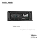 RECOIL DII1100.4 1100 WATTS CLASS-D 4-CHANNEL CAR AMPLIFIER