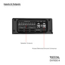 RECOIL DII1100.4 1100 WATTS CLASS-D 4-CHANNEL CAR AMPLIFIER