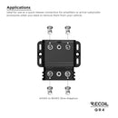Recoil QR4 QUICK RELEASE CONNECTORS 4 to 8 gauge wire inputs