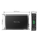 Recoil RED1200.1 Car Amplifier 2500 Watts Max Class-D Car Audio Mono-block Amp
