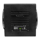 Recoil SW10P Car Audio 10 Inch Active Subwoofer With Passive Radiator 600W Amplifier 8AWG Complete Wiring Kit