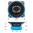 Recoil RCX4 Echo Series 4-Inch Car Audio Coaxial Speaker System