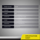 Recoil RCI220 RCA Audio Cable 2-Channel 6m