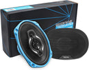 RECOIL RCX694 Echo Series 6X9-Inch 4-Way Coaxial Car Audio Speaker System (Pair)