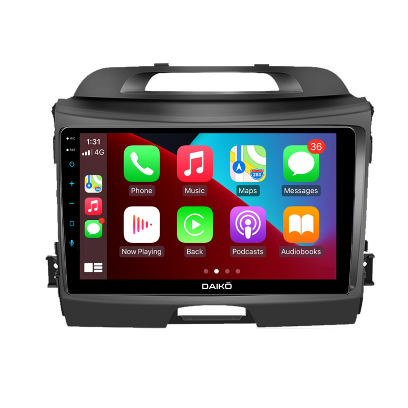 Daiko Multimedia Unit Wireless Carplay Android Auto For Kia Sportage 2010-2015