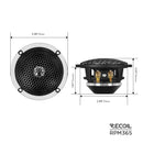 Recoil RPM365 6.5 Inch 3-Way Component Speaker Echo Pro Premium