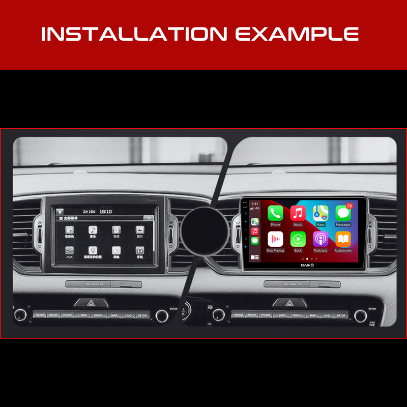 Daiko X Car Stereo Carplay Android Auto For Kia Sportage/ 2015-2018 9Inch