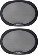 RECOIL RCX694 Echo Series 6X9-Inch 4-Way Coaxial Car Audio Speaker System (Pair)