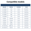 Wireless CarPlay & Android Auto Decoder For Cadillac / Buick / Chevrolet (8 inch Screen 2013–2019)