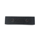 Quad 4-Hole Carpeted Speaker Box Enclosure – 6.5" Midrange Speakers