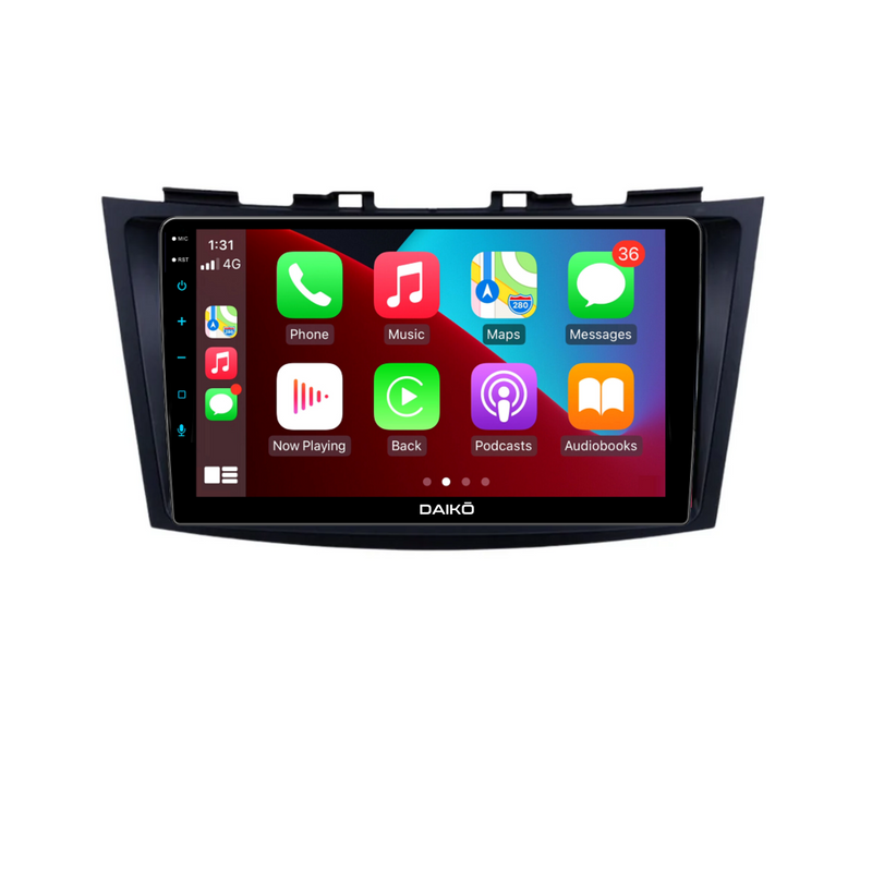 Daiko Multimedia Unit Wireless Carplay Android Auto For Suzuki Swift 2011-2016