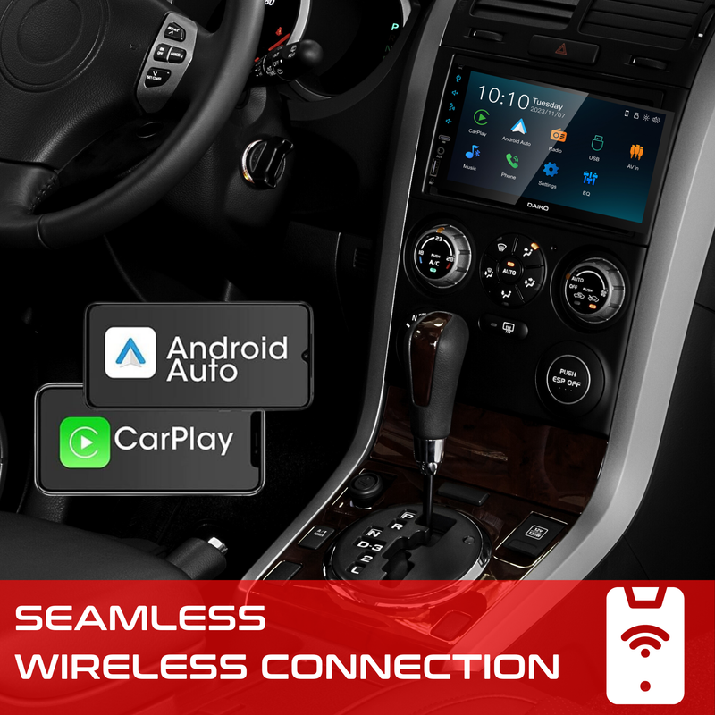 Daiko Multimedia Receiver L70 Wireless Apple Carplay And Android Auto Compatible