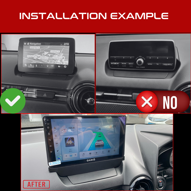 Daiko Car Stereo Carplay Android Auto For Mazda Cx-3 Mazda 2 Demio 2014-2019 WITH FACTORY SCREEN