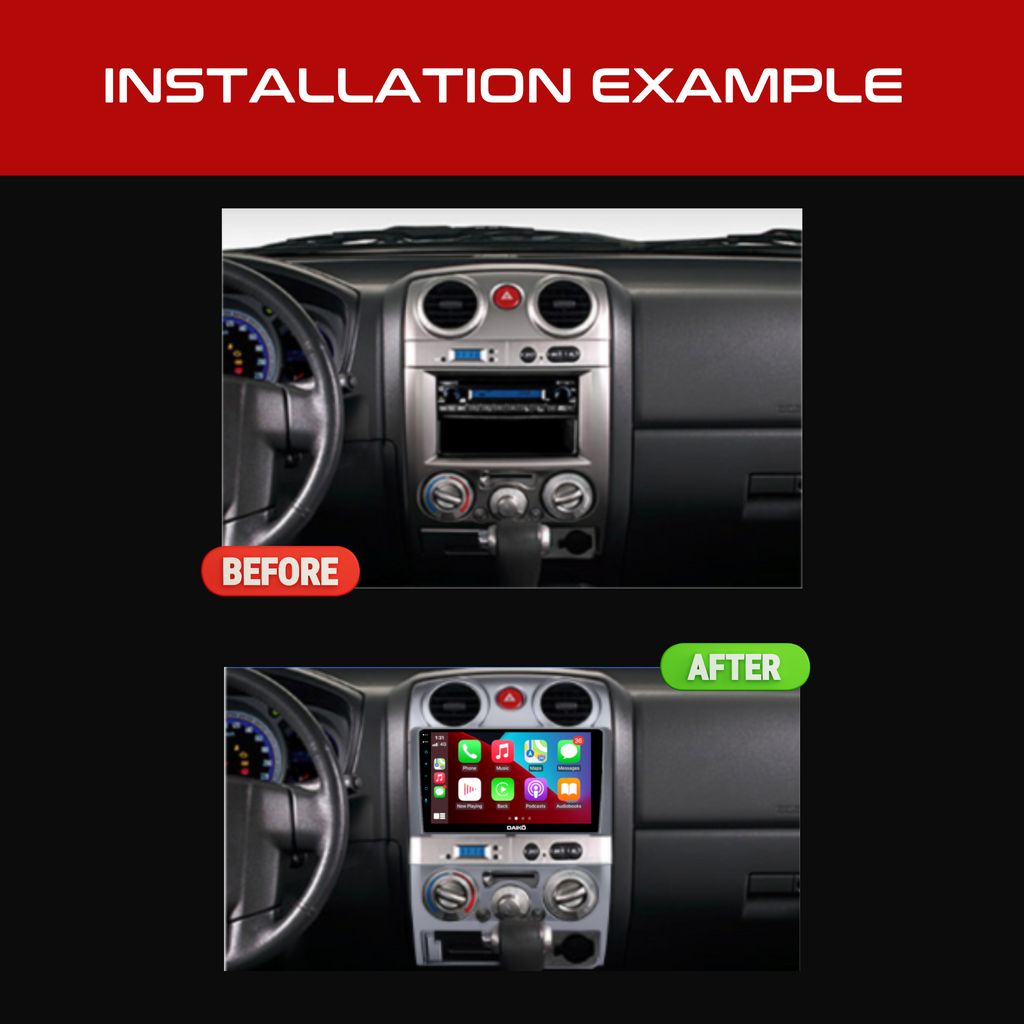Commander Daiko Daiko X Car Stereo Carplay Android Auto For Holden Colorado Isuzu D-Ma