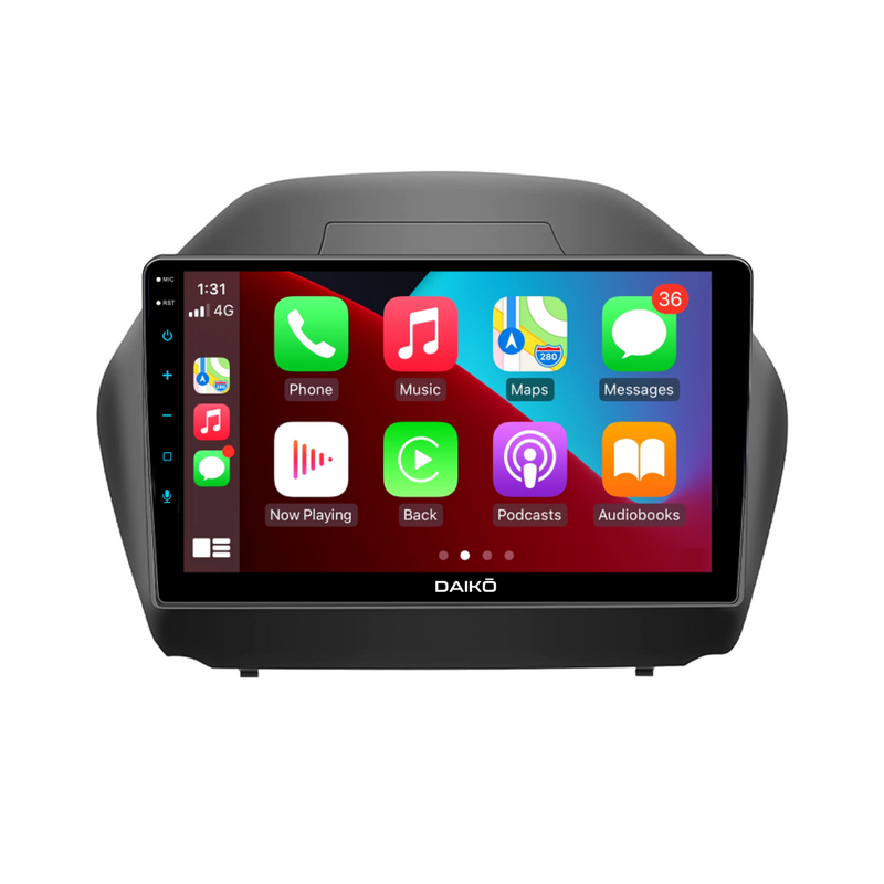 Daiko Car Stereo Wireless Carplay Android Auto For Hyundai iX35 Tucson 2010-2015