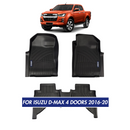 Nordvik Heavy Duty Floor Liners Kit For Isuzu D-Max 4 Doors 2012-2020