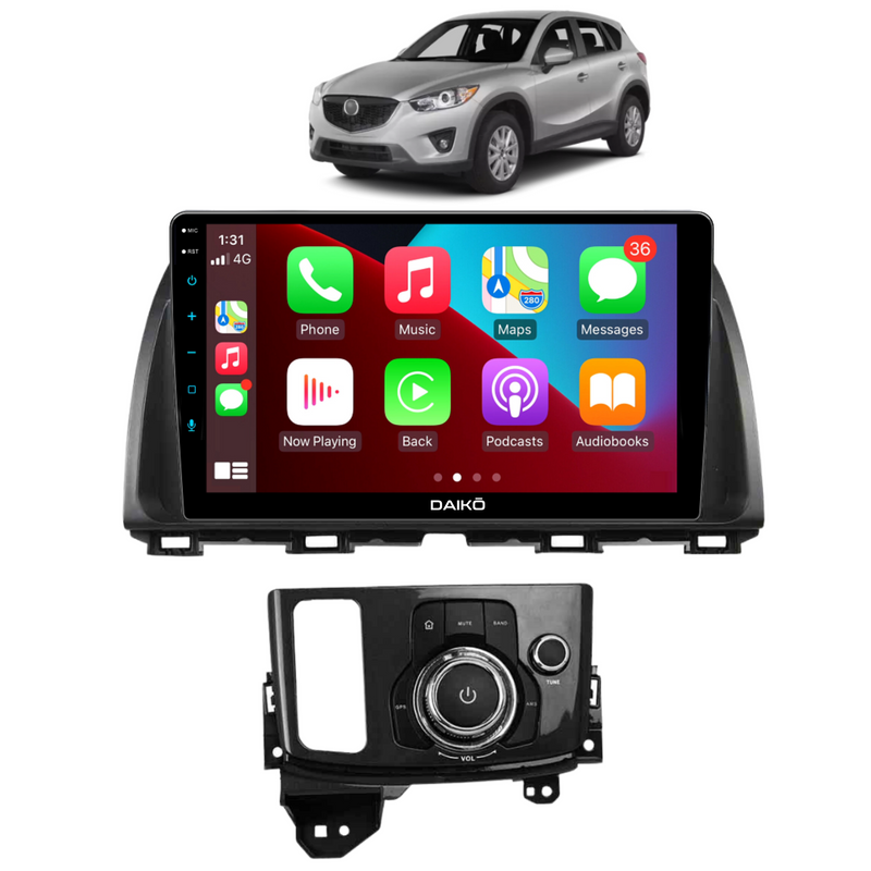 Daiko Ultra Car Stereo Wireless Carplay Android Auto For Mazda CX-5 2012-2016