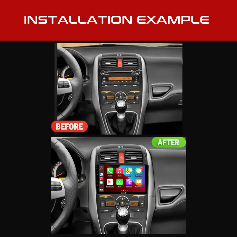 Daiko PRO Car Stereo Carplay Android Auto For Toyota Auris Blade 2006-11