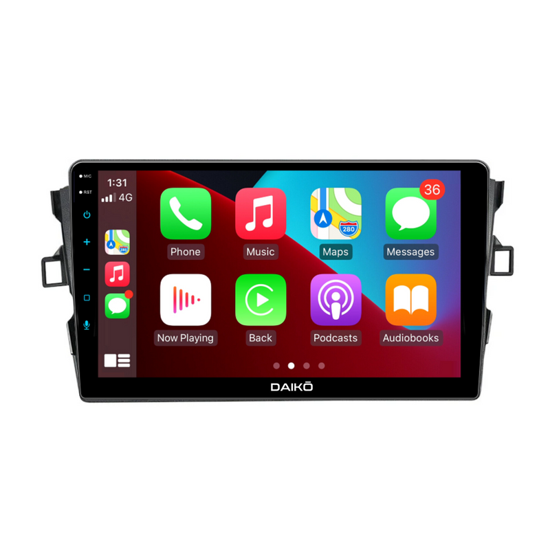 Daiko X Car Stereo Wireless Carplay Android Auto For Toyota Auris Blade 2006-11