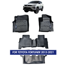 Nordvik Heavy Duty Floor Liners Kit For Toyota Fortuner 2015-2021