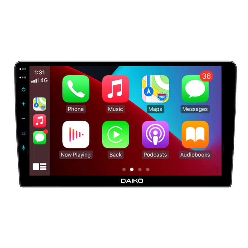 Daiko Ultra Car Stereo Wireless Carplay Android Auto For Toyota Hiace 2010-2018