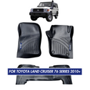 Nordvik Heavy Duty Floor Liners Kit For Toyota Land Cruiser 76 Series 2010+