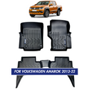Nordvik Heavy Duty Floor Liners Kit For Volkswagen Amarok 2013-2022