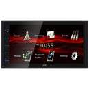 JVC KW-M180BT 6.8" Touchscreen Double DIN Car Stereo – Bluetooth Android Mirroring Reversing Camera Input