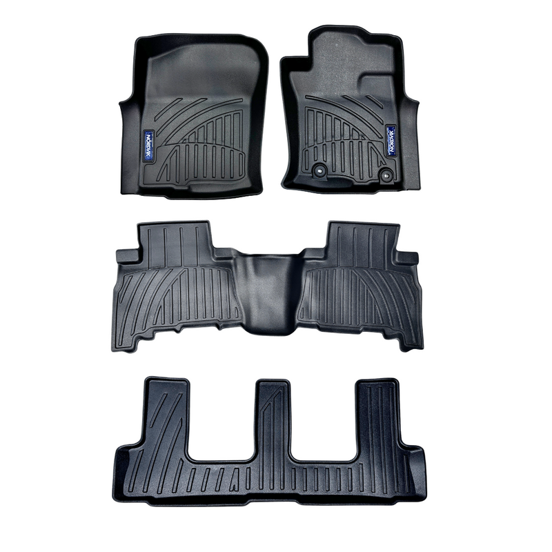 Nordvik Heavy Duty Floor Liners Kit For Toyota Land Cruiser Prado LC150 2010-2021+