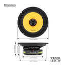 Recoil LX65-4P 6.5-Inch High-Power Midrange PRO Speaker 250W RMS