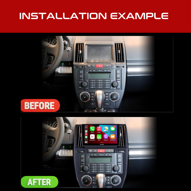 Daiko Multimedia Unit Wireless Carplay Android Auto For Land Rover Freelander 2 2007-2012