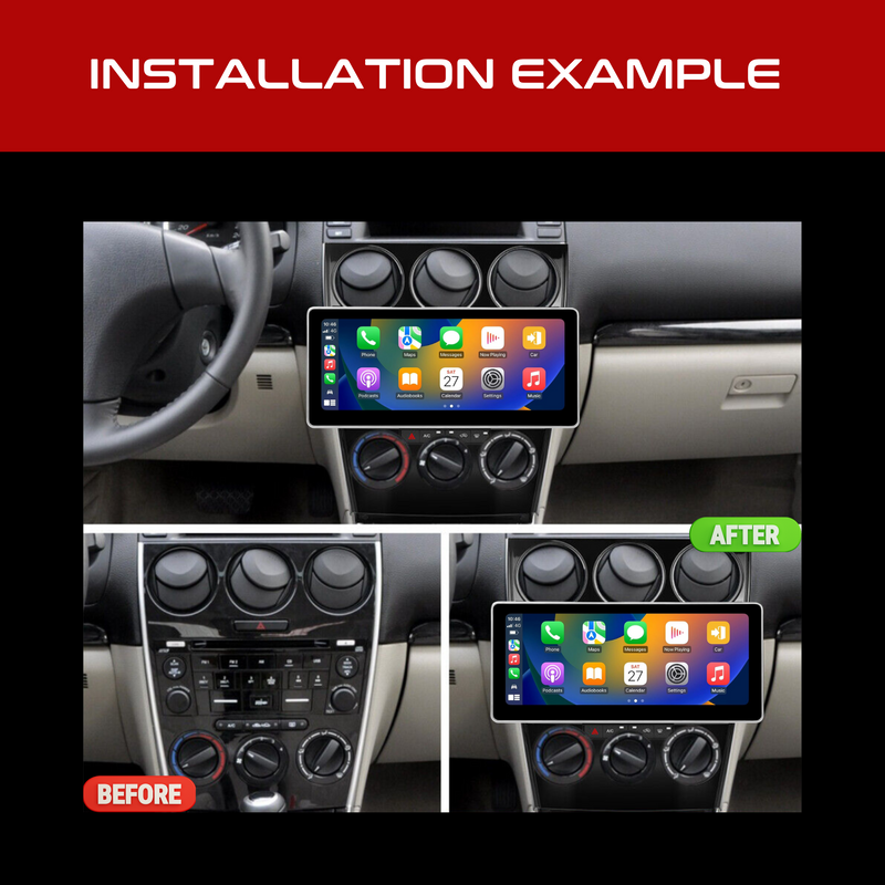 Daiko Hiro Car Stereo Wireless Carplay Android  Auto For Mazda 6 Atenza 2004-2008
