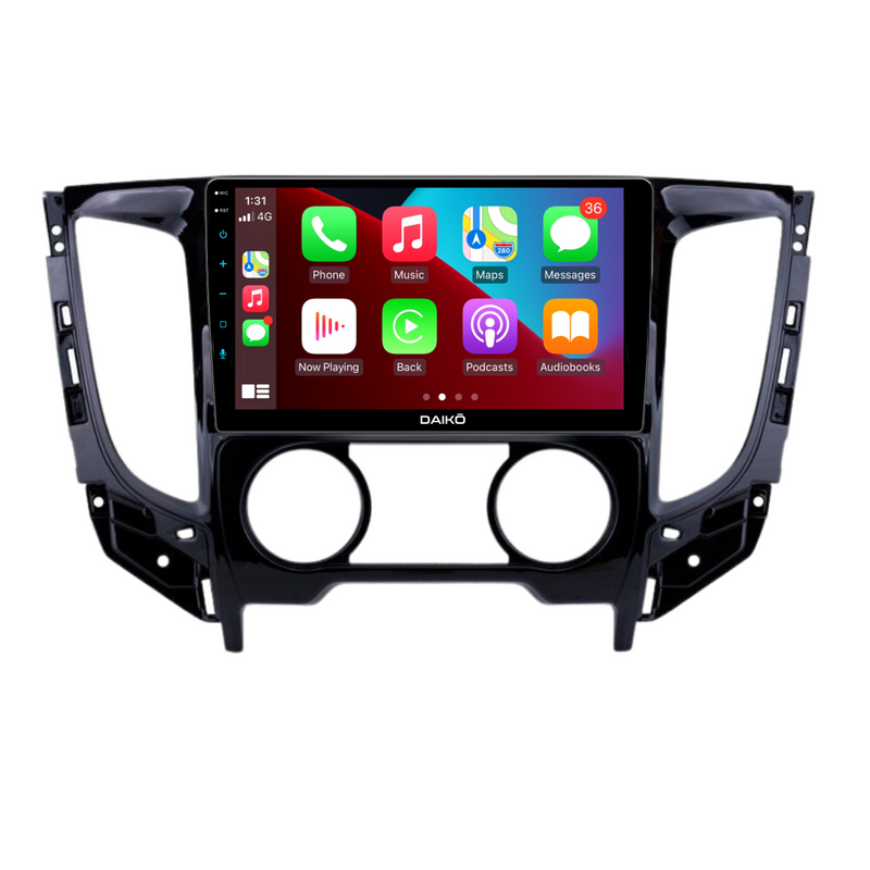 Daiko X Car Stereo Carplay Android Auto For Mitsubishi Triton 2015-20 Manual AC