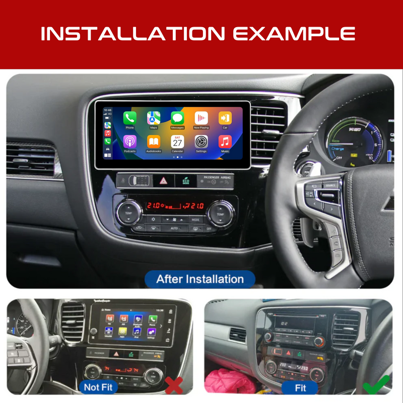 Daiko Hiro Car Stereo Wireless Carplay Android  Auto For Mitsubishi Outlander 2014-2021