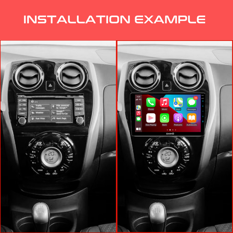 Daiko X Multimedia Unit Wireless Carplay Android Auto For NISSAN Note 2014-2017