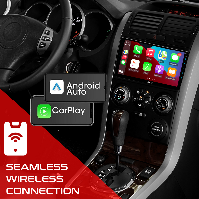Daiko Multimedia Unit Wireless Carplay Android Auto GPS For NISSAN Note 2014-2017