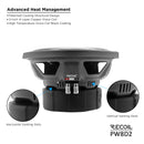 Recoil PW8D2 Echo Pro 8" Dual 2-Ohm Car Subwoofer
