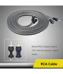 Recoil RCK0 0AWG Amplifier Wiring Kits True Complete 0 Gauge 2-Channel CCA with OFC RCA Cable
