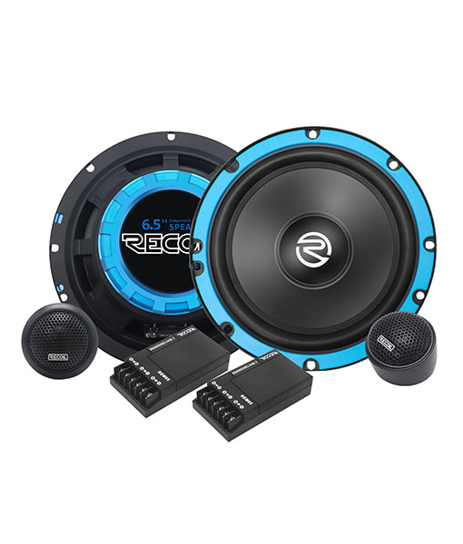 Recoil REM65 Echo Series 6.5-Inch Car Audio Component Speaker System