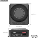 SS65 Ultra-Thin 6.5″ Active Under-Seat Car Subwoofer