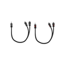 Recoil MS1M2F RCA Stereo Y-Adaptor 1 Male to 2 Female
