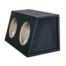 SUBWOOFER BOX FOR 2 x 10" SUB DOUBLE BLACK FOR 2 x 10" SUB DOUBLE BLACK