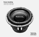 Recoil SW12D2 12inch Dual 2-Ohm Car Subwoofer 2400W Max